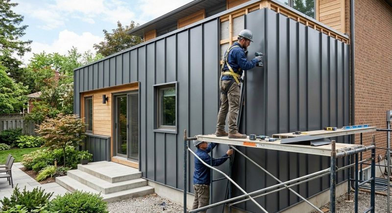 Metal Cladding Installation in Stamford, CT