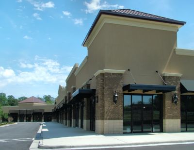 Commercial Building Stucco Work
