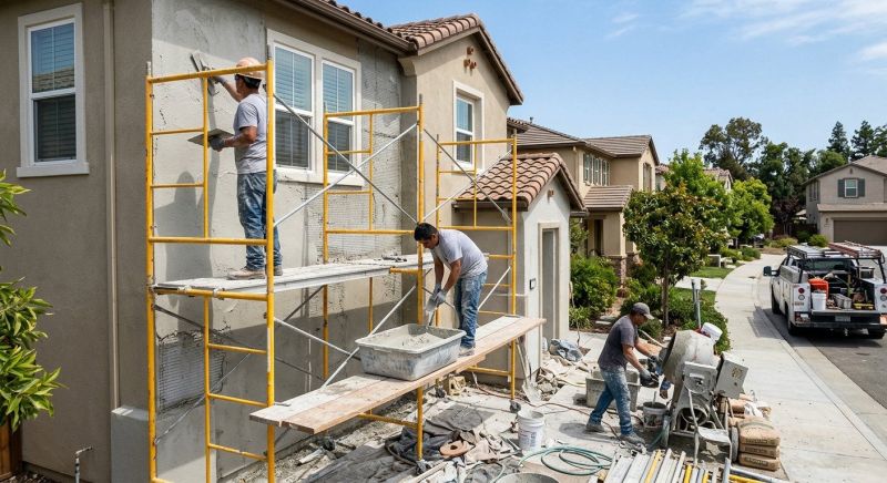 Stucco Installation in Santa Rosa, CA